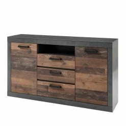 Aktion 🔔 153x87x43 Kombi Sideboard Mit Sockel - Timuras ⭐