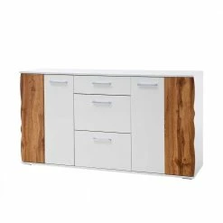 Bestpreis 😍 154x86x44 Hochglanz-Sideboard In Weiß - Sadassa 👏