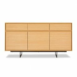 Bestes Angebot ⭐ 155x82x45 Sideboard Mit Eiche Furniert - Ajanda 🥰 8 Bestes Angebot ⭐ 155x82x45 Sideboard Mit Eiche Furniert - Ajanda 🥰 -Reanna Shop 155x82x45 sideboard mit eiche furniert stahl buegelfuessen in schwarz ajanda 02