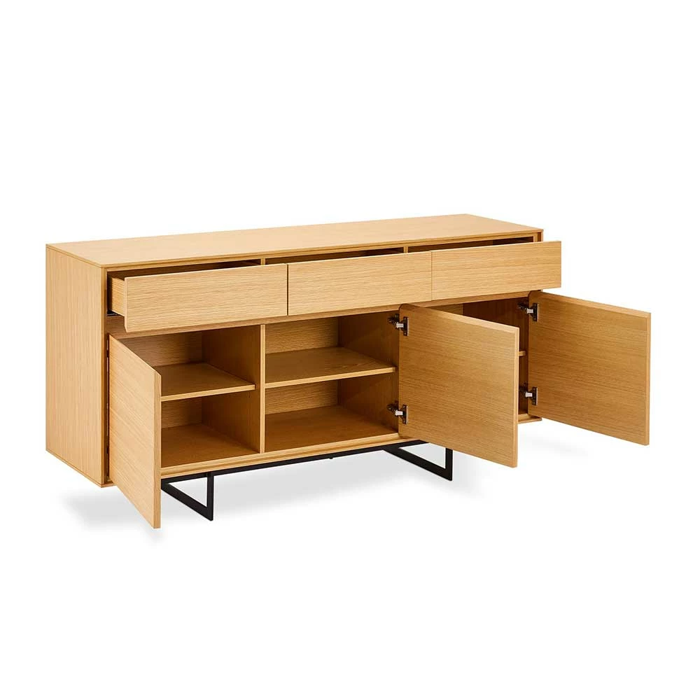 Bestes Angebot ⭐ 155x82x45 Sideboard Mit Eiche Furniert - Ajanda 🥰 4 Bestes Angebot ⭐ 155x82x45 Sideboard Mit Eiche Furniert - Ajanda 🥰 – Bild 4