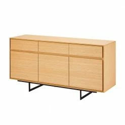 Bestes Angebot ⭐ 155x82x45 Sideboard Mit Eiche Furniert - Ajanda 🥰