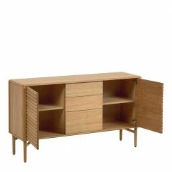 Bester Verkauf ✨ 155x86x45 Skandi Kommode In Eiche - Eyre 👏 9 Bester Verkauf ✨ 155x86x45 Skandi Kommode In Eiche - Eyre 👏 -Reanna Shop 155x86x45 skandi kommode in eiche mit zwei tueren drei schubladen eyre 03