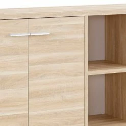 Blitzangebot ✨ 156x111x40 Büro Sideboard Für Akten & Mehr - Xedno 🧨 -Reanna Shop 156x111x40 buero sideboard fuer akten mehr in eiche holzoptik xedno 03