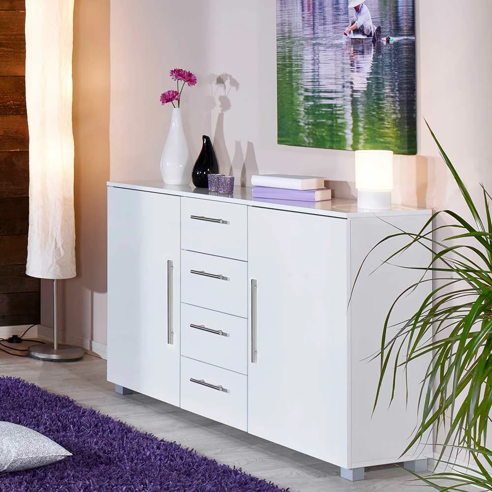 Am billigsten 🎁 156x82x35 Kommode Mit 4 Schubladen & 2 Türen - Rietti 🎁 2 Am billigsten 🎁 156x82x35 Kommode Mit 4 Schubladen & 2 Türen - Rietti 🎁 – Bild 2