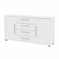 Am billigsten 🎁 156x82x35 Kommode Mit 4 Schubladen & 2 Türen - Rietti 🎁