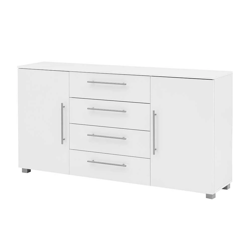 Am billigsten 🎁 156x82x35 Kommode Mit 4 Schubladen & 2 Türen - Rietti 🎁 1 Am billigsten 🎁 156x82x35 Kommode Mit 4 Schubladen & 2 Türen - Rietti 🎁