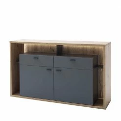 Blitzangebot 🔥 156x91x40 Design Sideboard In Eiche Optik - Dalavera 👏