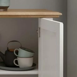 Coupon 🤩 157x91x45 Landhaus Kommode In Weiß & Eiche - Henry 🔥 -Reanna Shop 157x91x45 landhaus kommode in weiss eiche aus massivholz henry 04