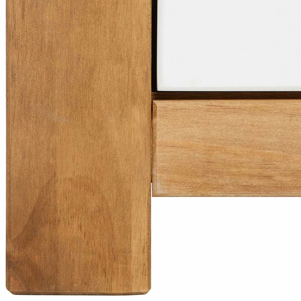 Coupon 💯 158x80x35 Holz Sideboard In Weiß & Natur - Endriesca 🌟 5 Coupon 💯 158x80x35 Holz Sideboard In Weiß & Natur - Endriesca 🌟 – Bild 5