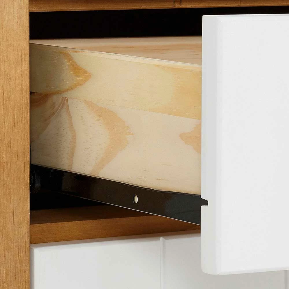 Coupon 💯 158x80x35 Holz Sideboard In Weiß & Natur - Endriesca 🌟 6 Coupon 💯 158x80x35 Holz Sideboard In Weiß & Natur - Endriesca 🌟 – Bild 6