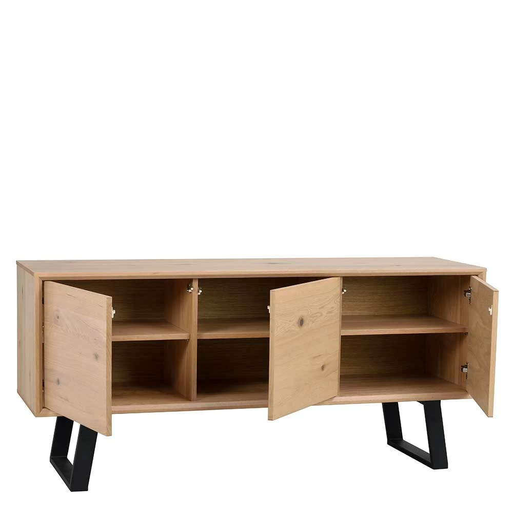 Blitzangebot ✔️ 160x73x45 Sideboard Mit Stahl Bügelgestell - Aneta ❤️ 4 Blitzangebot ✔️ 160x73x45 Sideboard Mit Stahl Bügelgestell - Aneta ❤️ – Bild 4