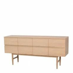 Rabatt 🤩 160x75x40 4-türiges Sideboard Mit Bodenfreiheit - Yordyn 🔔