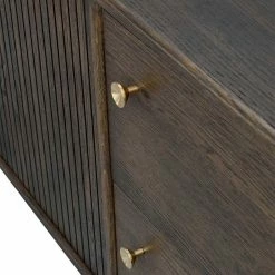 Am billigsten ⌛ 160x75x42 Retro Design Sideboard In Eiche Dunkel - Cuzliav 🌟 -Reanna Shop 160x75x42 retro design sideboard in eiche dunkel und schwarz cuzliav 04