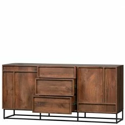 Besorgen 😀 160x75x44 Design Anrichte Aus Mangobaum - Stuva 💯 -Reanna Shop 160x75x44 design anrichte aus mangobaum holz massiv mit metallgestell stuva 04