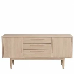 Besorgen ⌛ 160x76x47 Kombi Sideboard In White Wash - Klunia 🤩 -Reanna Shop 160x76x47 kombi sideboard in white wash eiche teilmassiv furnier klunia 02