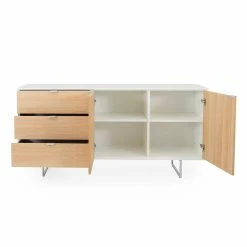 Blitzangebot 🔔 160x77x43 Scandi Kombikommode Mit Bügelfüßen - Lysdanu ⌛ 8 Blitzangebot 🔔 160x77x43 Scandi Kombikommode Mit Bügelfüßen - Lysdanu ⌛ -Reanna Shop 160x77x43 scandi kombikommode mit buegelfuessen in weiss eiche touchwood lysdanu 02