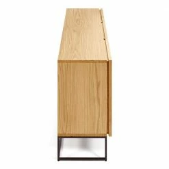 Neu ⌛ 160x78x42 Skandi Sideboard Mit Bügelgestell - Moda ⌛ 9 Neu ⌛ 160x78x42 Skandi Sideboard Mit Bügelgestell - Moda ⌛ -Reanna Shop 160x78x42 skandi sideboard mit buegelgestell korpus in eiche furnier moda 03