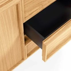 Neu ⌛ 160x78x42 Skandi Sideboard Mit Bügelgestell - Moda ⌛ 10 Neu ⌛ 160x78x42 Skandi Sideboard Mit Bügelgestell - Moda ⌛ -Reanna Shop 160x78x42 skandi sideboard mit buegelgestell korpus in eiche furnier moda 04