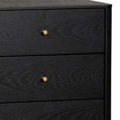 Blitzangebot 😍 160x79x42 Design Sideboard In Schwarz - Orgevia 😀 -Reanna Shop 160x79x42 design sideboard in schwarz eiche furnier orgevia 04