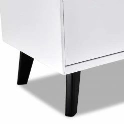 Top 10 ⭐ 160x80x40 Sideboard In Weiß & Schwarz - Vasdov ✔️ -Reanna Shop 160x80x40 sideboard in weiss schwarz lackiert scandi modern vasdov 04