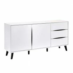Top 10 ⭐ 160x80x40 Sideboard In Weiß & Schwarz - Vasdov ✔️