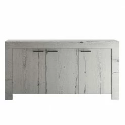 Schlussverkauf 🔔 160x83 Cm Türen-Sideboard In Weißeiche - Izento 😀