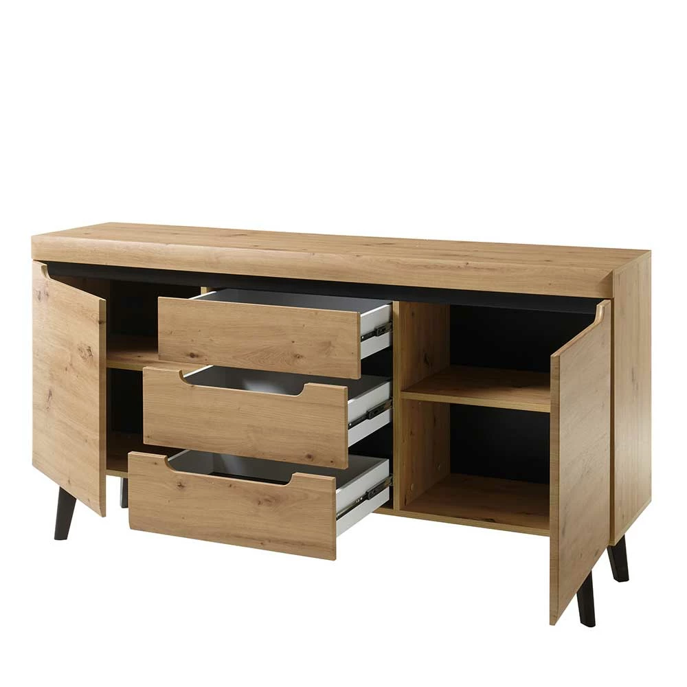 Budget 👍 160x83x40 Sideboard Im Skandi Chic Modern - Olcian 🧨 5 Budget 👍 160x83x40 Sideboard Im Skandi Chic Modern - Olcian 🧨 – Bild 5