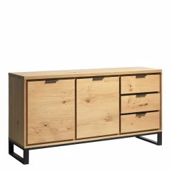 Blitzangebot ❤️ 160x83x45 Sideboard Mit Bügelgestell Aus Metall - Essvira 🛒