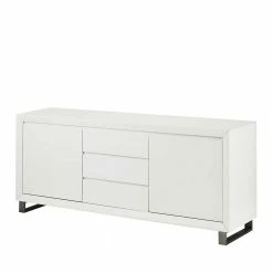 Brandneu 🔥 160x83x46 Kombi-Kommode In Weiß Mit Keramik - Xendus 🔔