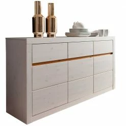 Aktion 🔔 160x85x42 Kiefer Sideboard Gebeizt & Lackiert - Meuvrun 😍