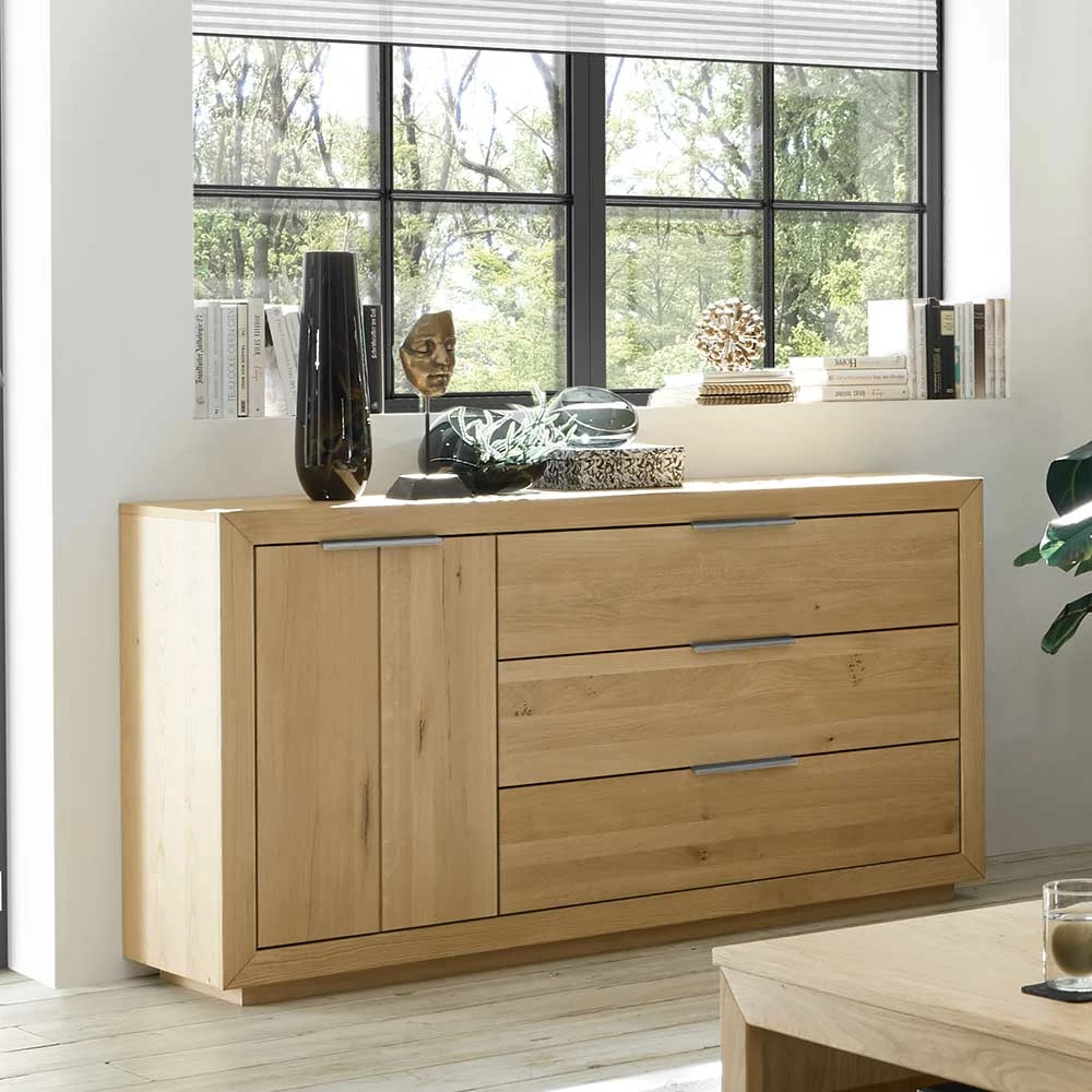 Am billigsten 🔔 160x85x42 Kommode Mit Drei Schubladen & Tür - Vegrilo 😉 5 Am billigsten 🔔 160x85x42 Kommode Mit Drei Schubladen & Tür - Vegrilo 😉 – Bild 5