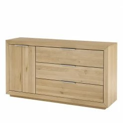 Am billigsten 🔔 160x85x42 Kommode Mit Drei Schubladen & Tür - Vegrilo 😉