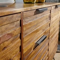 Auslauf 💯 160x88x40 Sideboard Aus Massivem Holz - Dicna 😍 -Reanna Shop 160x88x40 sideboard aus massivem holz sheesham eisen dicna 03
