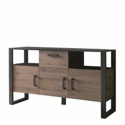Bestes Angebot 🌟 160x90x45 Sideboard Mit Zwei Offenen Fächern - Dudleys 🎁