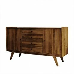 Besorgen ✨ 160x90x50 Sideboard In Nussbaumfarben Lackiert - Nadelle 🎁