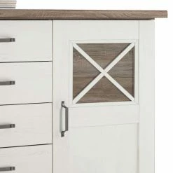 Neu 🌟 163x90x50 Landhaus Sideboard In Weiß & Pinie Dunkel - Chesnur 🔔 9 Neu 🌟 163x90x50 Landhaus Sideboard In Weiß & Pinie Dunkel - Chesnur 🔔 -Reanna Shop 163x90x50 landhaus sideboard in weiss pinie dunkel dekor mit sockelgestell chesnur 04