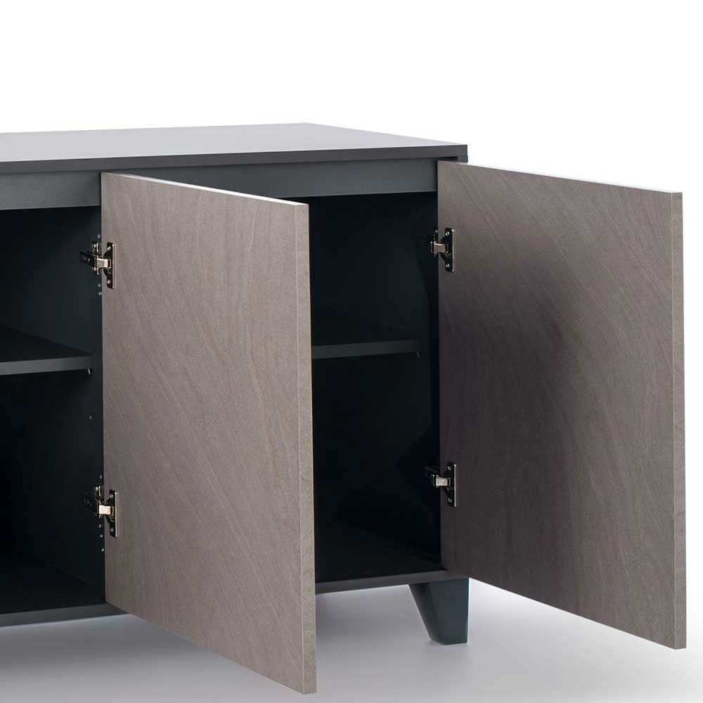 Am billigsten ✨ 165x76x47 3-türiges Sideboard Mit Front Hellgrau - Nashville 🥰 5 Am billigsten ✨ 165x76x47 3-türiges Sideboard Mit Front Hellgrau - Nashville 🥰 – Bild 5