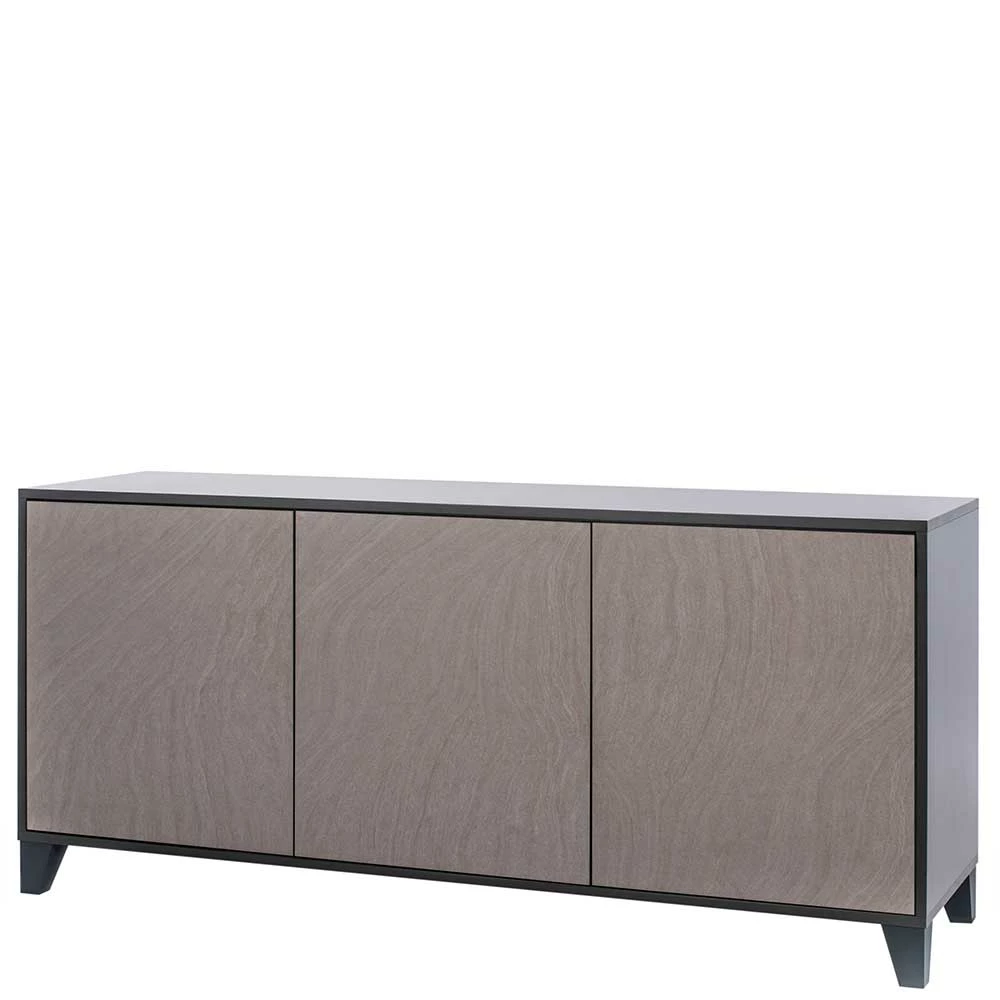 Am billigsten ✨ 165x76x47 3-türiges Sideboard Mit Front Hellgrau - Nashville 🥰 1 Am billigsten ✨ 165x76x47 3-türiges Sideboard Mit Front Hellgrau - Nashville 🥰