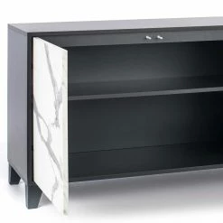 Billig ❤️ 165x76x47 Türen Sideboard In Marmor Optik - Maisu 🔔 9 Billig ❤️ 165x76x47 Türen Sideboard In Marmor Optik - Maisu 🔔 -Reanna Shop 165x76x47 tueren sideboard in marmor optik hpl beschichtung anthrazit maisu 03