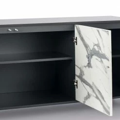 Billig ❤️ 165x76x47 Türen Sideboard In Marmor Optik - Maisu 🔔 11 Billig ❤️ 165x76x47 Türen Sideboard In Marmor Optik - Maisu 🔔 -Reanna Shop 165x76x47 tueren sideboard in marmor optik hpl beschichtung anthrazit maisu 05