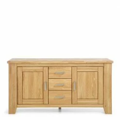 Am billigsten ⭐ 165x85x47 Wildeiche Sideboard Mit Soft Close - Miarizia 🔔 -Reanna Shop 165x85x47 wildeiche sideboard mit soft close schubladen zwei tueren miarizia 02