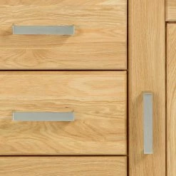 Am billigsten ⭐ 165x85x47 Wildeiche Sideboard Mit Soft Close - Miarizia 🔔 -Reanna Shop 165x85x47 wildeiche sideboard mit soft close schubladen zwei tueren miarizia 05