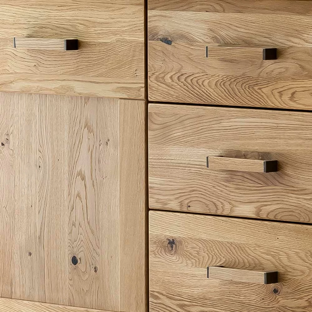 Billig ⌛ 165x87x44 Sideboard In Asteiche Auf Sockel - Zamron 💯 4 Billig ⌛ 165x87x44 Sideboard In Asteiche Auf Sockel - Zamron 💯 – Bild 4