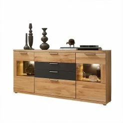 Coupon 🛒 165x94x42 Sideboard Mit Glas & LED - Jalzico ❤️