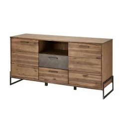 Budget ✔️ 167x87x50 Factory Style Sideboard Aus Akazie - Intinesta ⌛