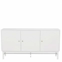 Rabatt 💯 169x87x42 Scandi Anrichte Mit Drei Türen - Rafaet ✨ -Reanna Shop 169x87x42 scandi anrichte mit drei tueren in weiss lackiert rafaet 02