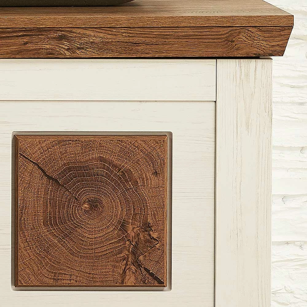 Aktion 🔥 169x91x47 Country Style Anrichte In Weiß - Noiala 🌟 3 Aktion 🔥 169x91x47 Country Style Anrichte In Weiß - Noiala 🌟 – Bild 3