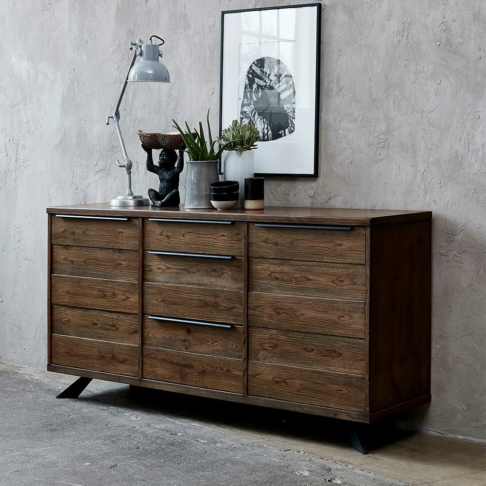 Aktion ❤️ 170x85x45 Sideboard In Wildeiche Dunkel - Utjavas ⌛ 2 Aktion ❤️ 170x85x45 Sideboard In Wildeiche Dunkel - Utjavas ⌛ – Bild 2