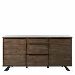 Aktion ❤️ 170x85x45 Sideboard In Wildeiche Dunkel - Utjavas ⌛