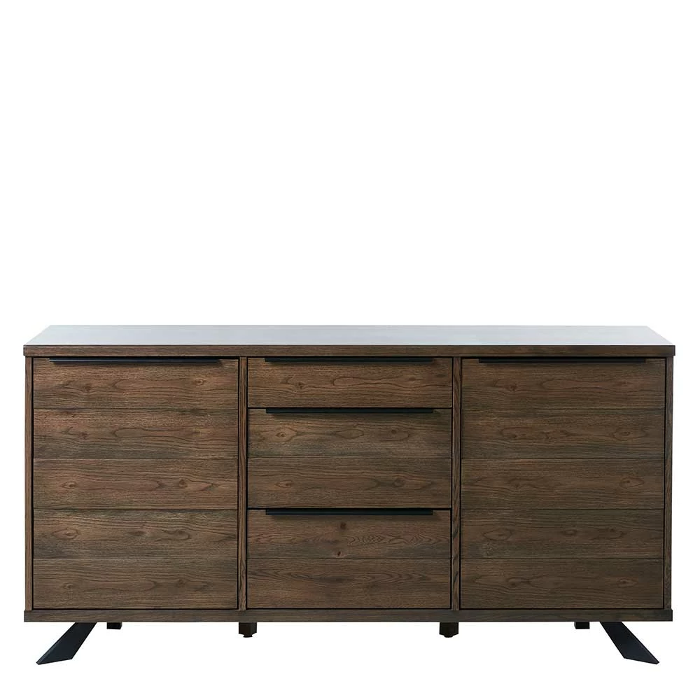 Aktion ❤️ 170x85x45 Sideboard In Wildeiche Dunkel - Utjavas ⌛ 1 Aktion ❤️ 170x85x45 Sideboard In Wildeiche Dunkel - Utjavas ⌛